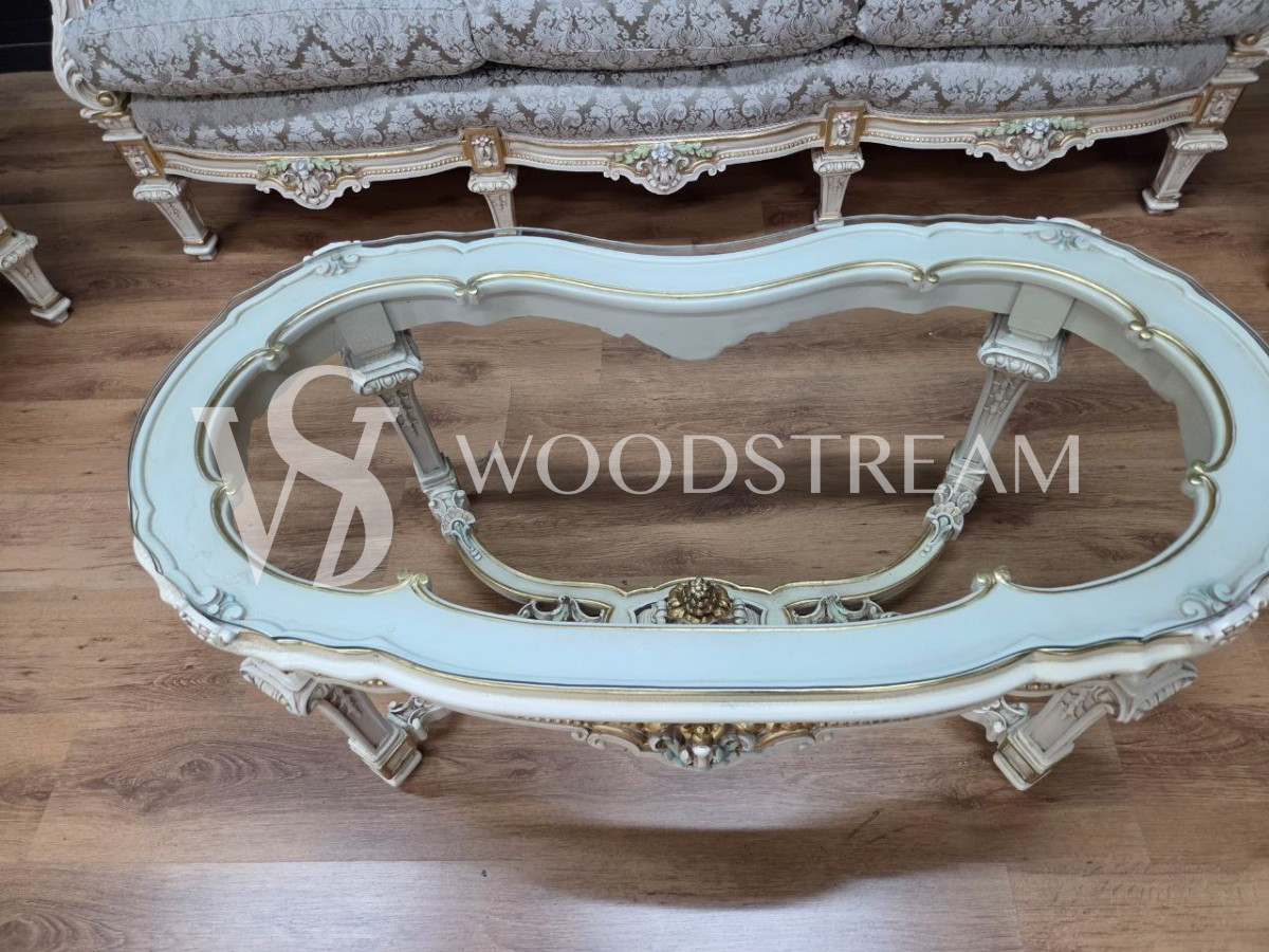 Комплект мягкой мебели для гостиной в стиле венецианского барокко от фабрики Silik