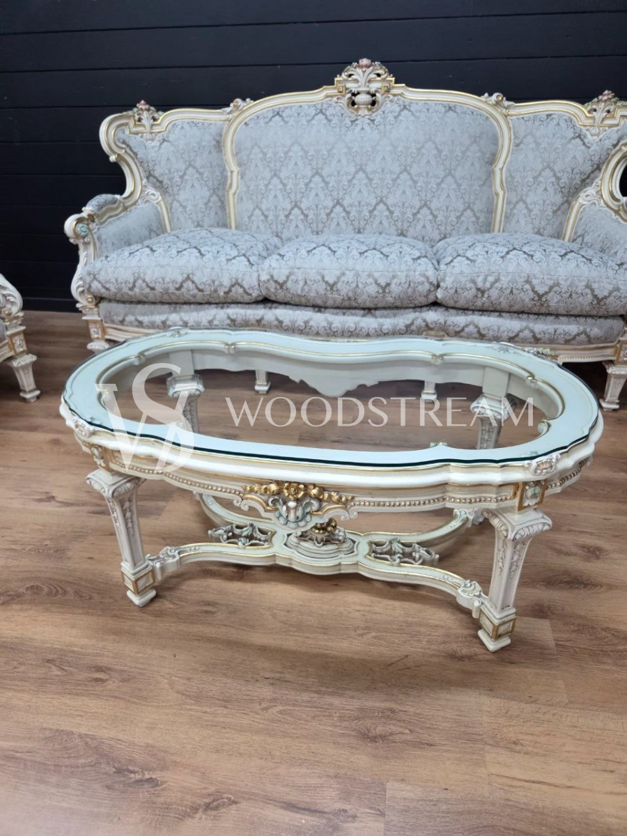 Комплект мягкой мебели для гостиной в стиле венецианского барокко от фабрики Silik