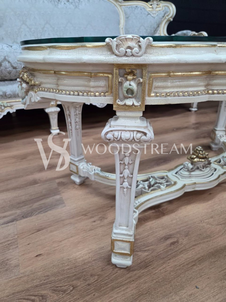 Комплект мягкой мебели для гостиной в стиле венецианского барокко от фабрики Silik