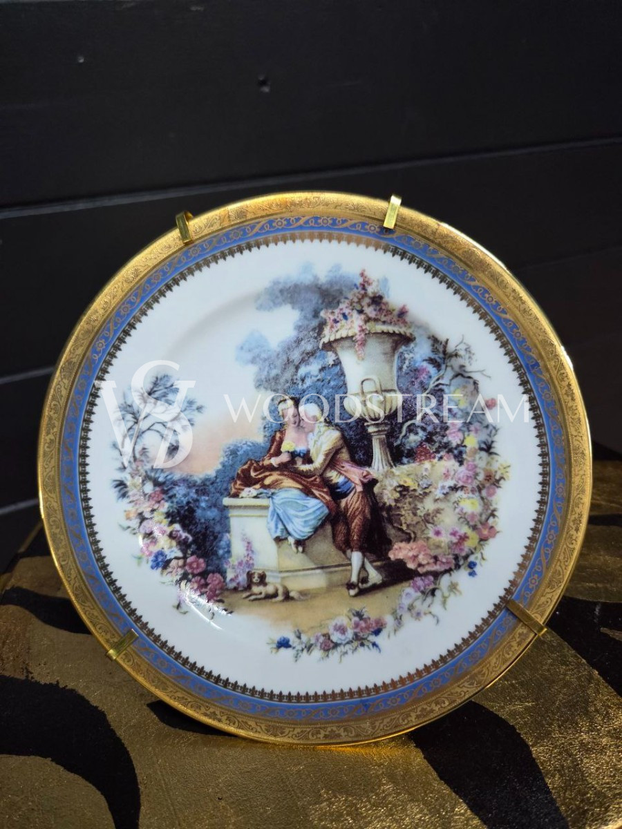 Тарелка декоративная винтажная