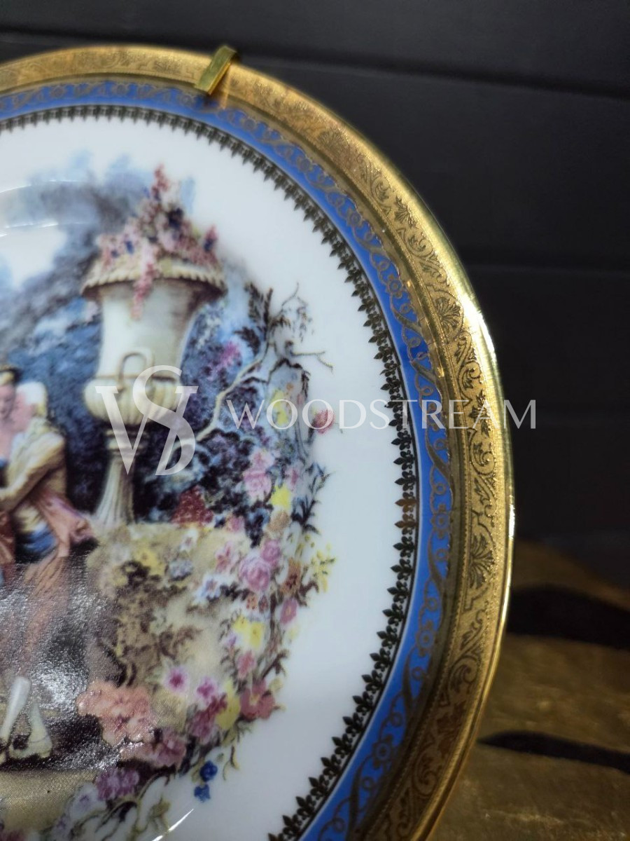 Тарелка декоративная винтажная