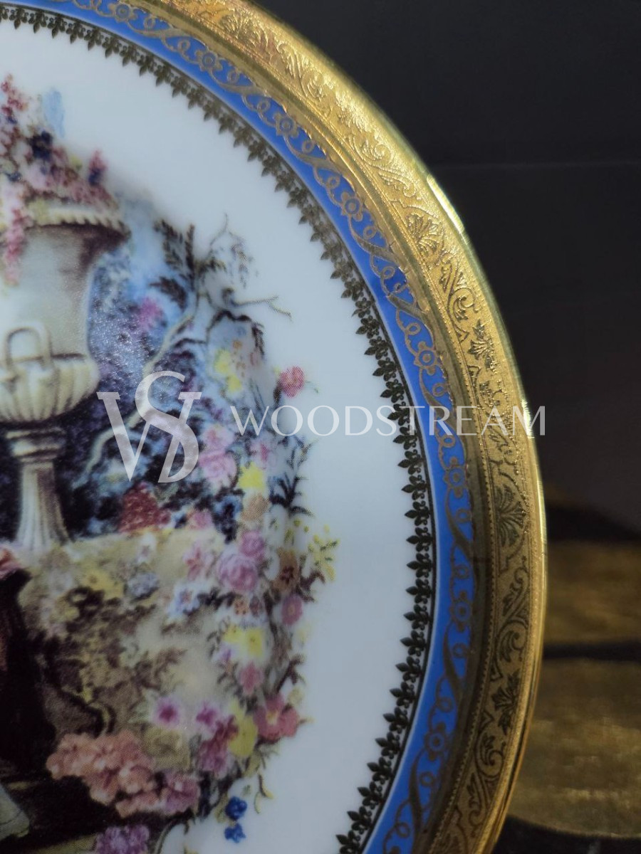 Тарелка декоративная винтажная