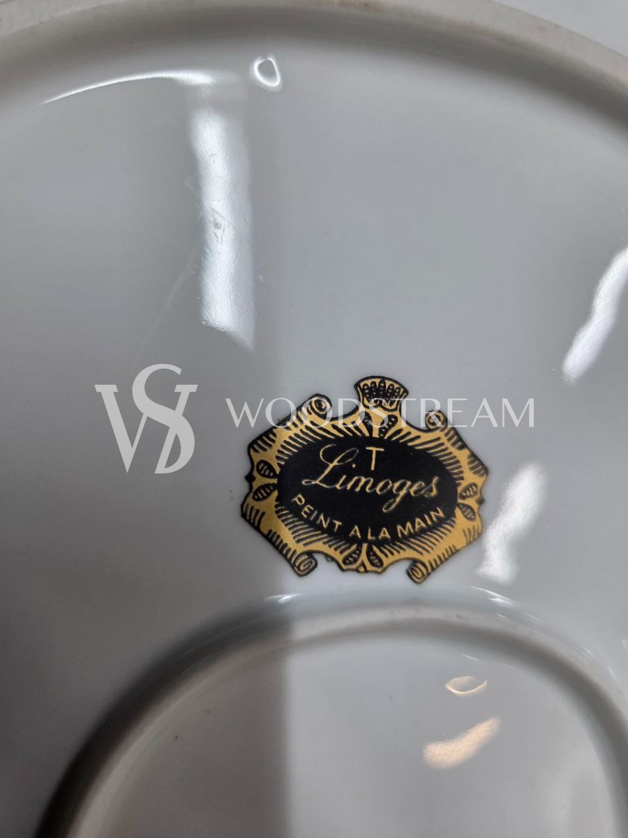 Тарелка декоративная винтажная Limoges