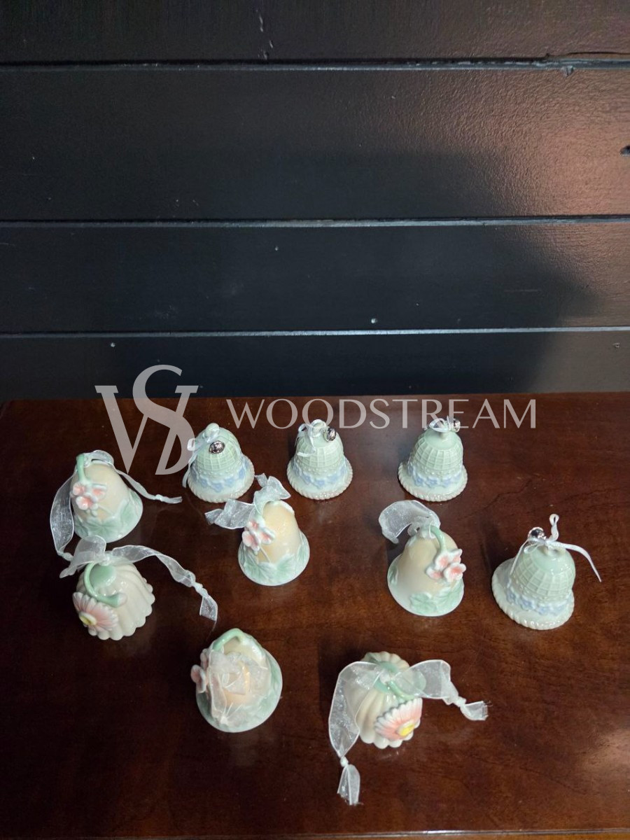 Комплект: Колокольчик декоративный винтажный 10 штук