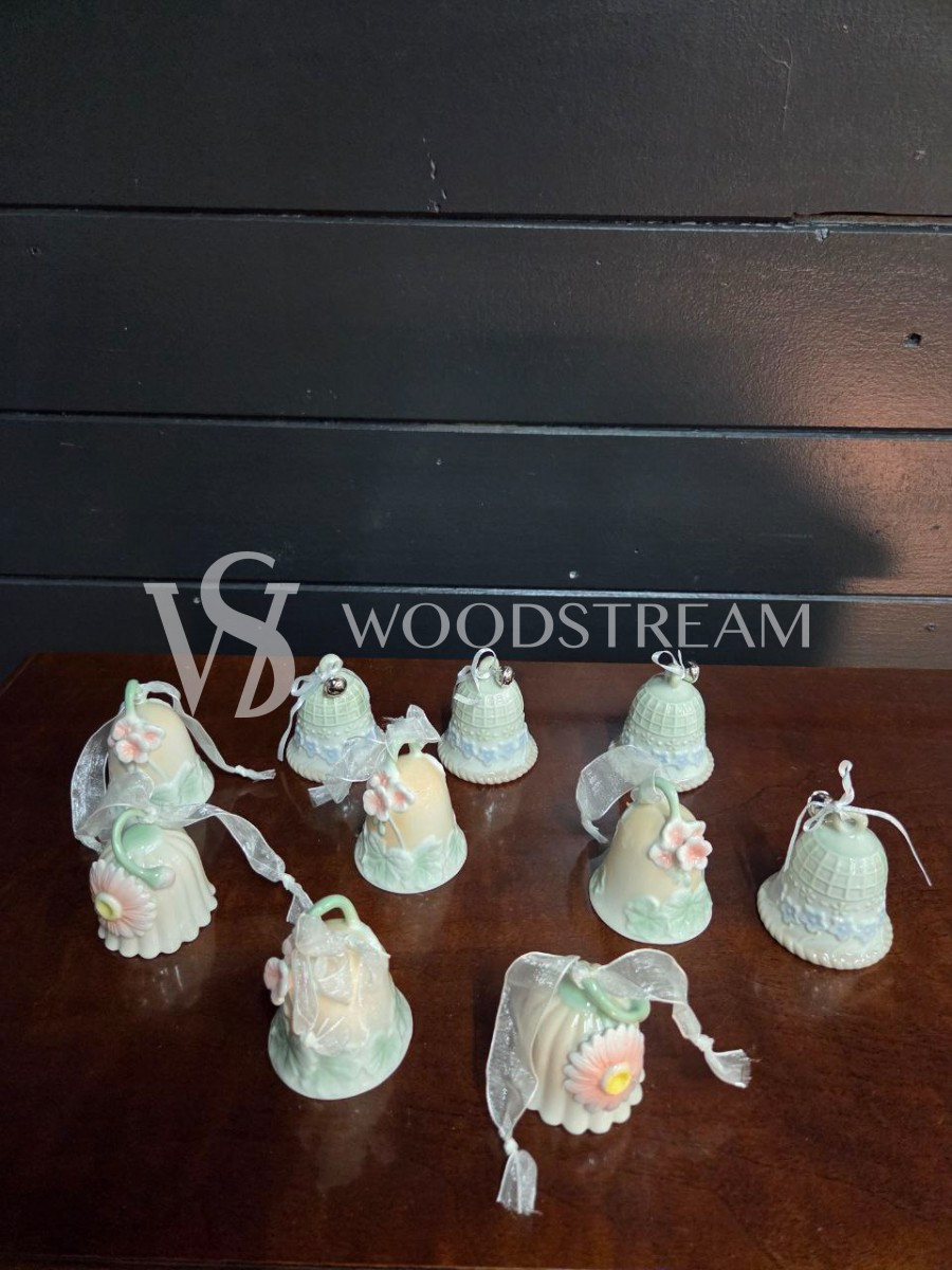 Комплект: Колокольчик декоративный винтажный 10 штук