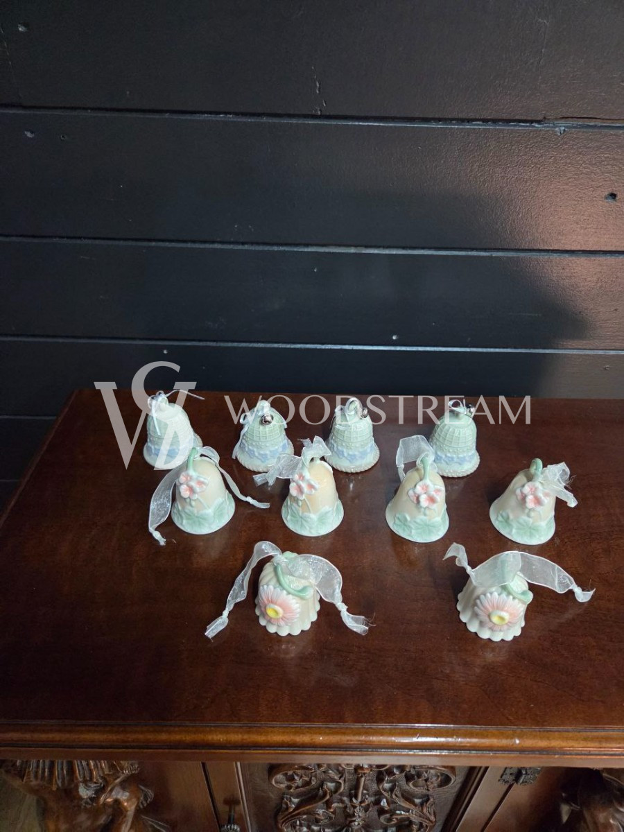 Комплект: Колокольчик декоративный винтажный 10 штук