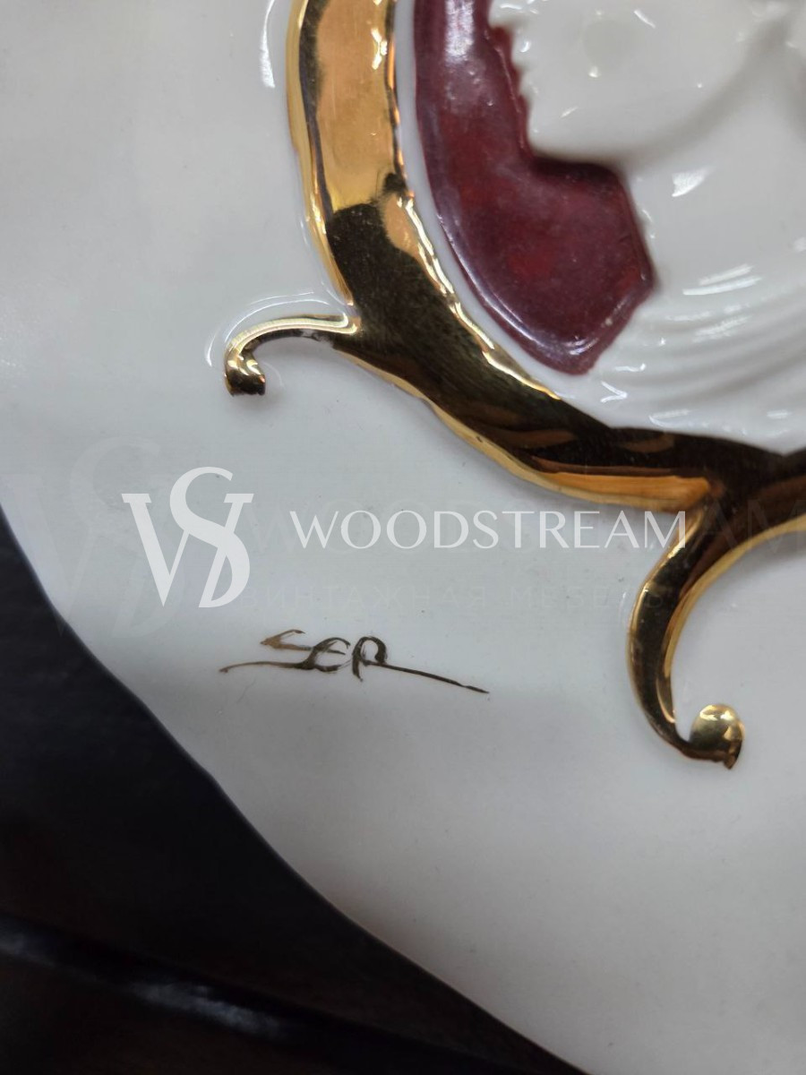 Тарелка декоративная винтажная