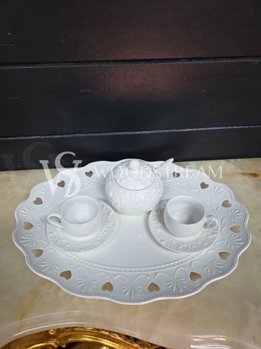 Сервиз чайный/кофейный на 2 персоны на подносе