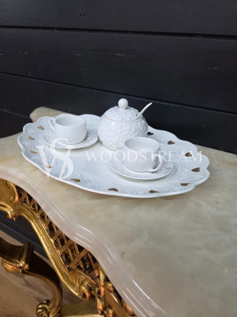 Сервиз чайный/кофейный на 2 персоны на подносе