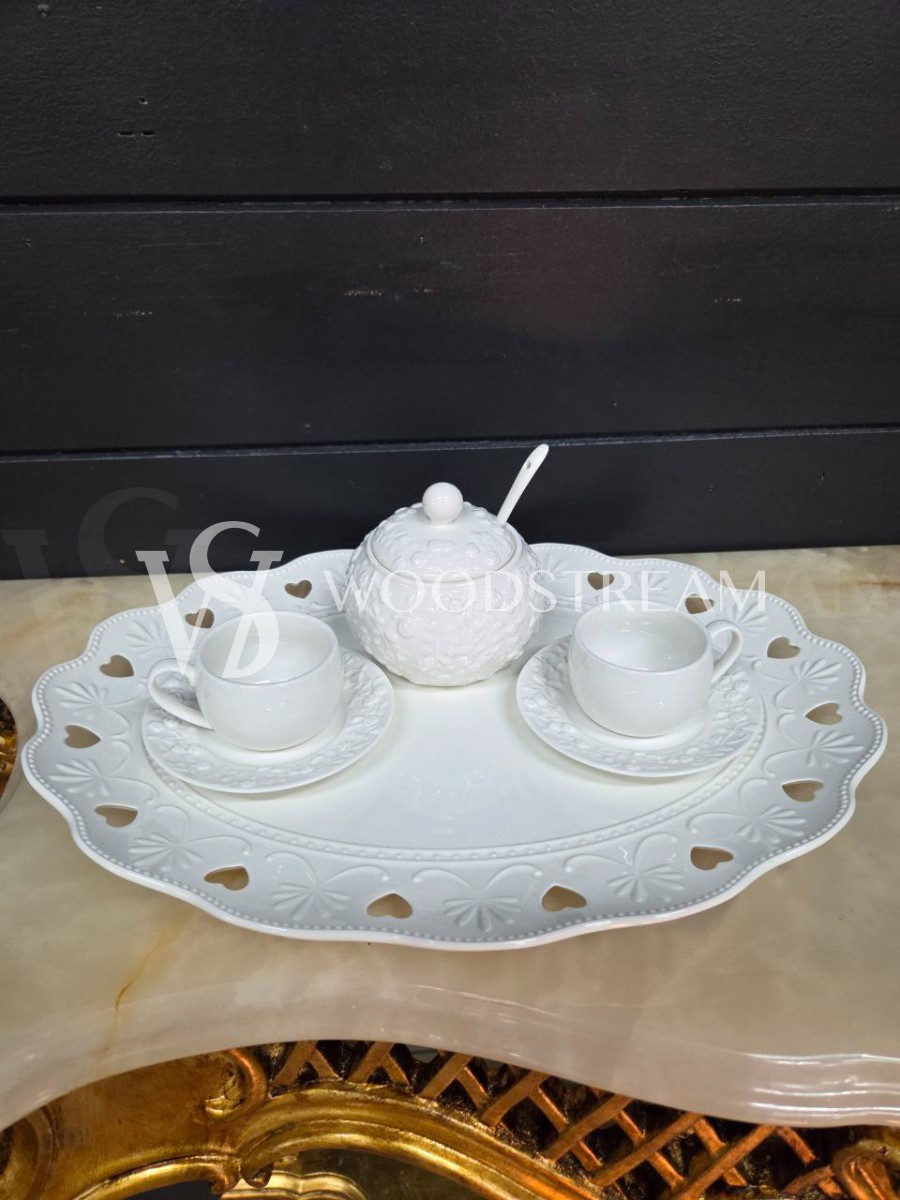 Сервиз чайный/кофейный на 2 персоны на подносе