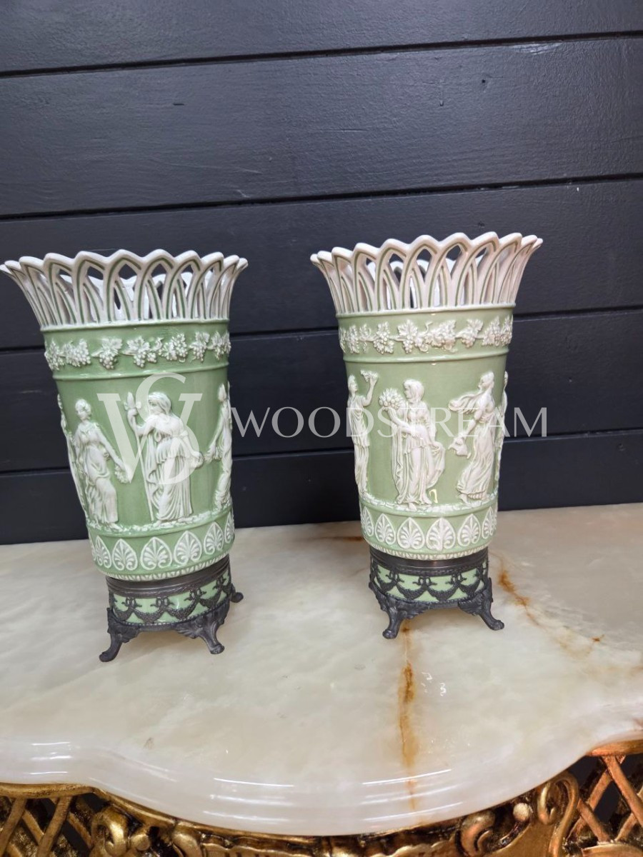 Ваза в стиле венецианского барокко 2 штуки