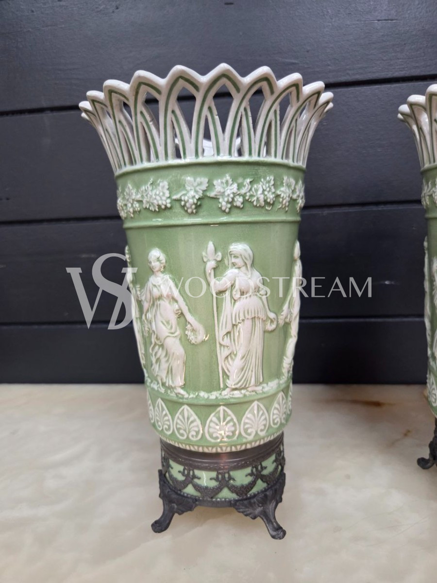 Ваза в стиле венецианского барокко 2 штуки