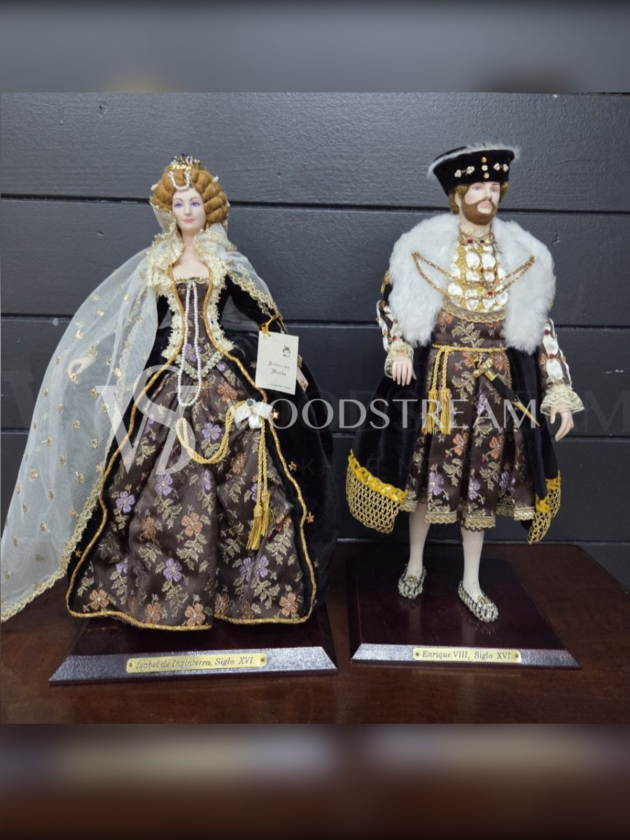 Скульптура/Кукла в дворцовом стиле Мужчина и Женщина