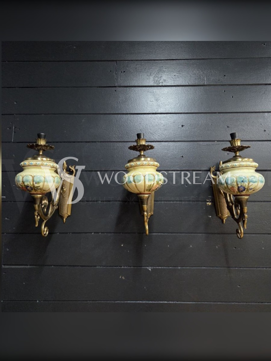 Комплект: Бра винтажное 3 штуки