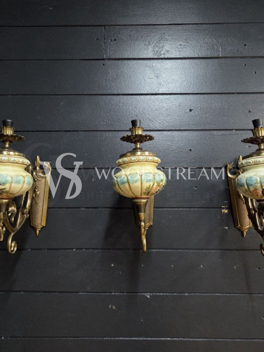 Комплект: Бра винтажное 3 штуки