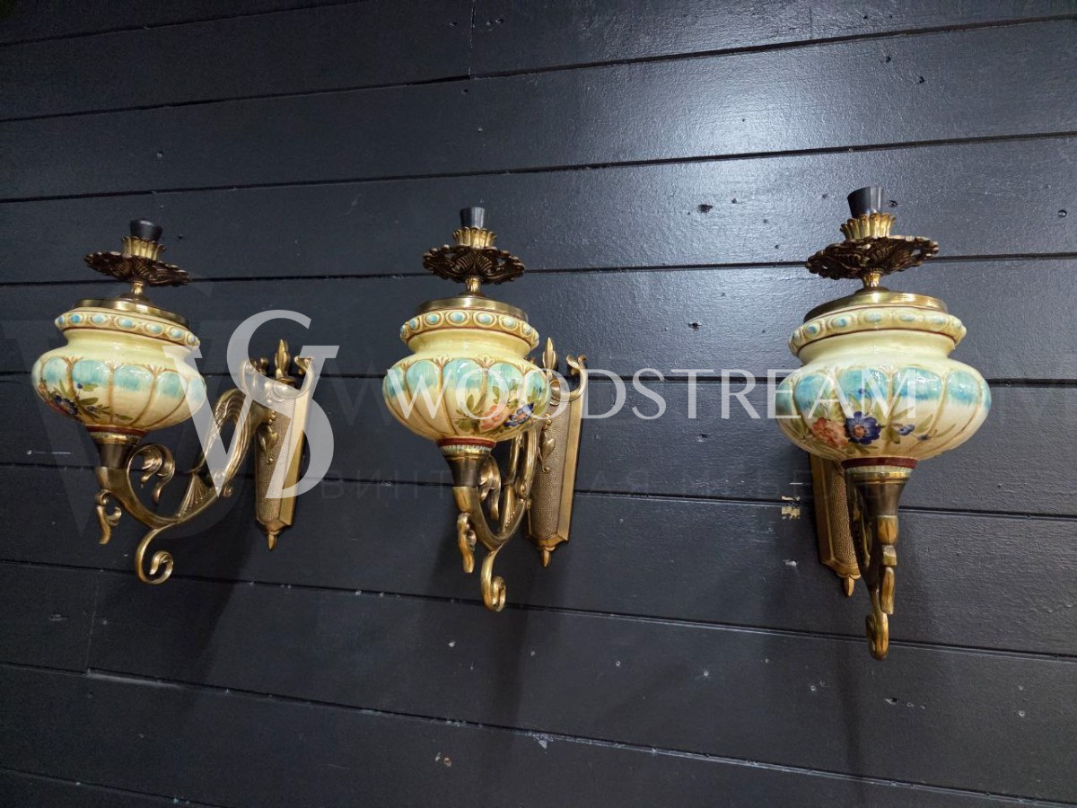 Комплект: Бра винтажное 3 штуки