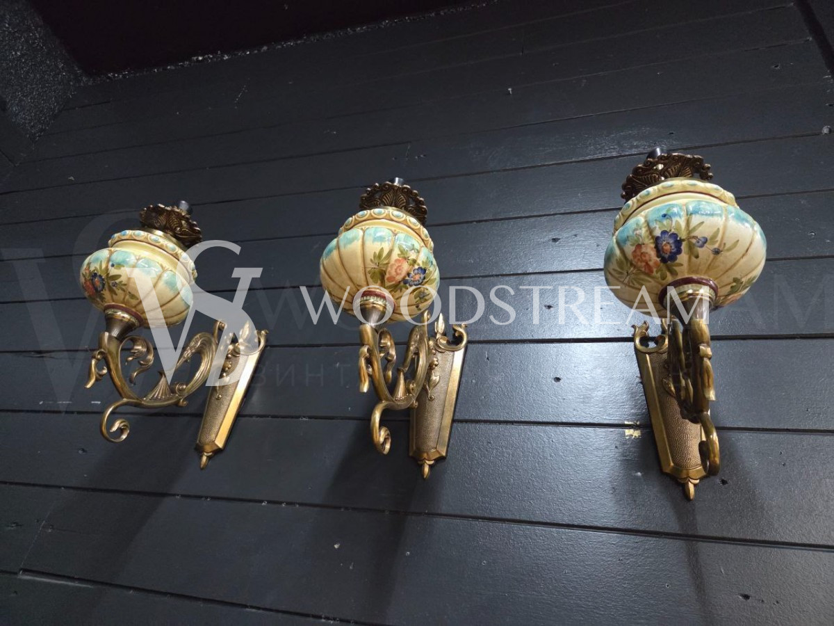 Комплект: Бра винтажное 3 штуки