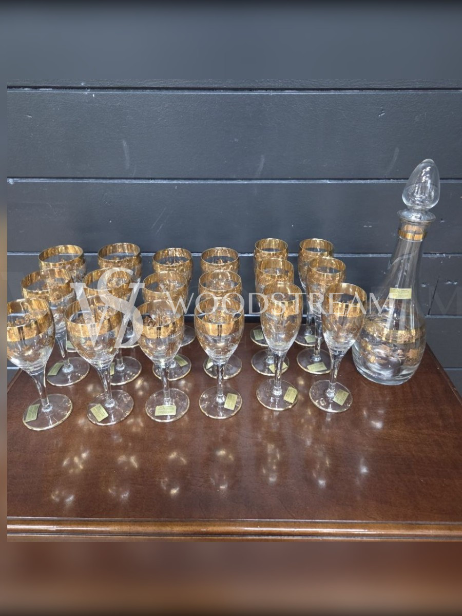 Набор: Графин/Декантер и Бокал/Фужер 18 штук