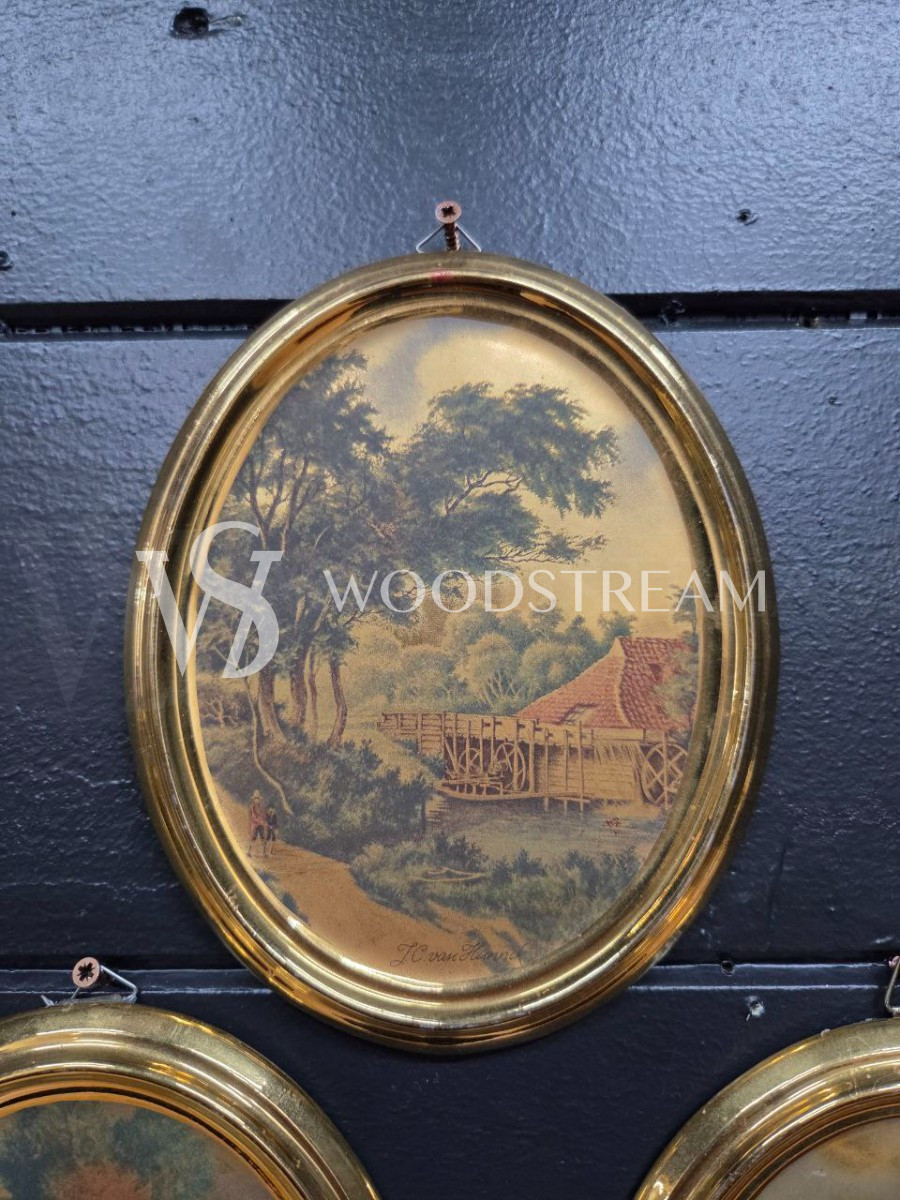 Комплект: Картина/Миниатюра Пейзаж 4 штуки 