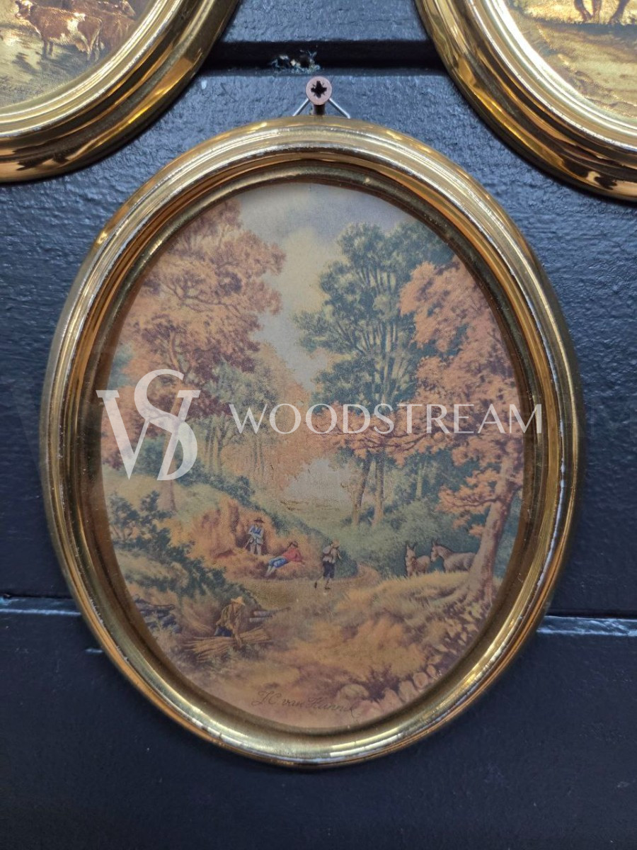 Комплект: Картина/Миниатюра Пейзаж 4 штуки 