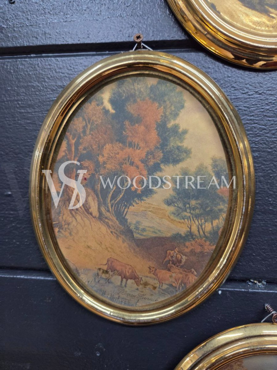 Комплект: Картина/Миниатюра Пейзаж 4 штуки 