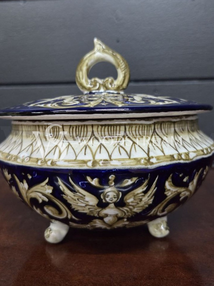 Ваза с крышкой/Шкатулка/Конфетница винтажная