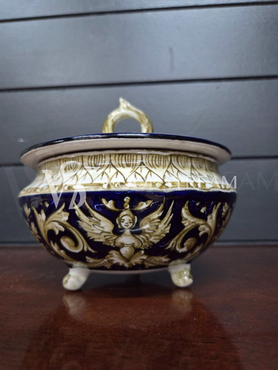 Ваза с крышкой/Шкатулка/Конфетница винтажная