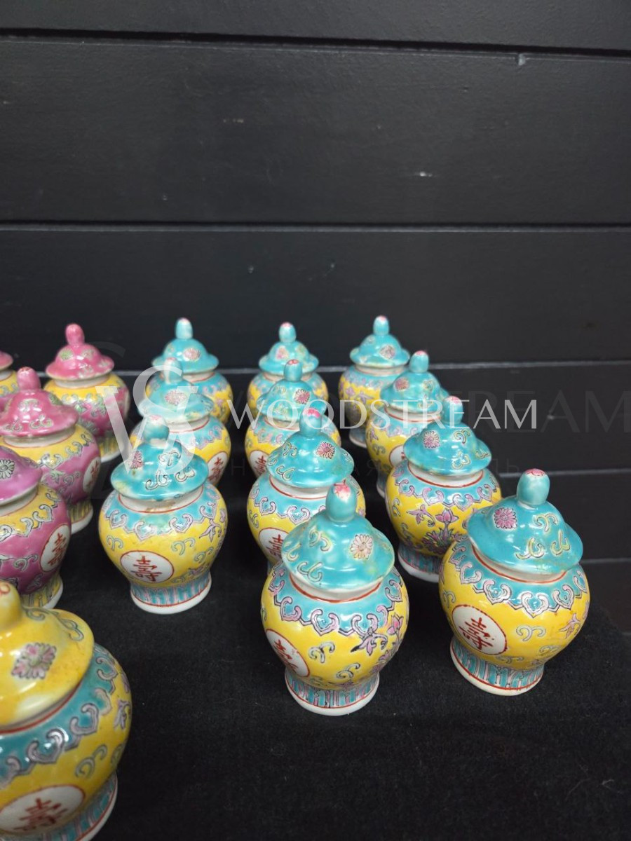 Набор: банка/горшок для специй/соусник 37 штук