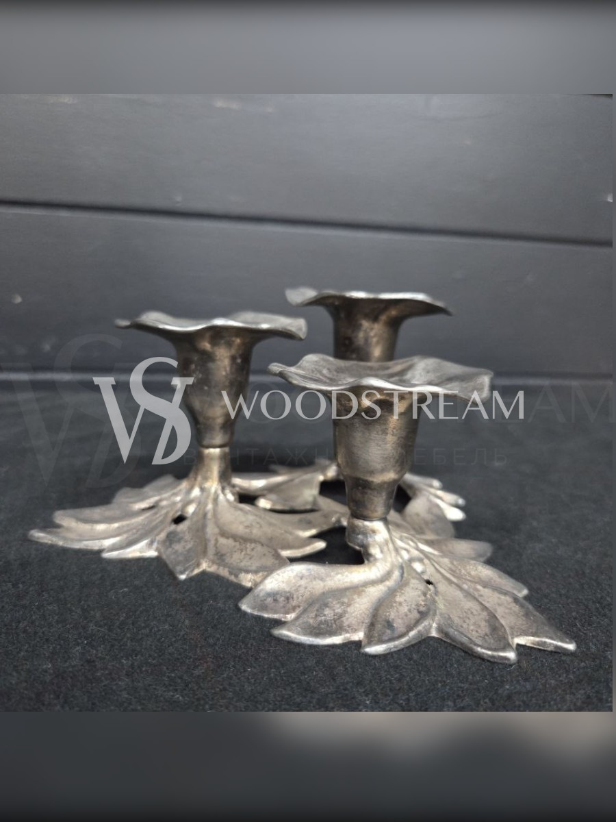 Подсвечник винтажный на 3 свечи