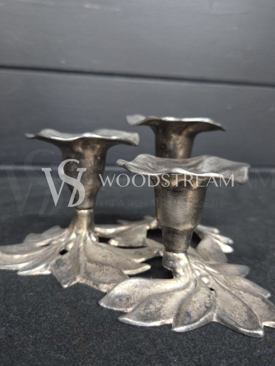 Подсвечник винтажный на 3 свечи