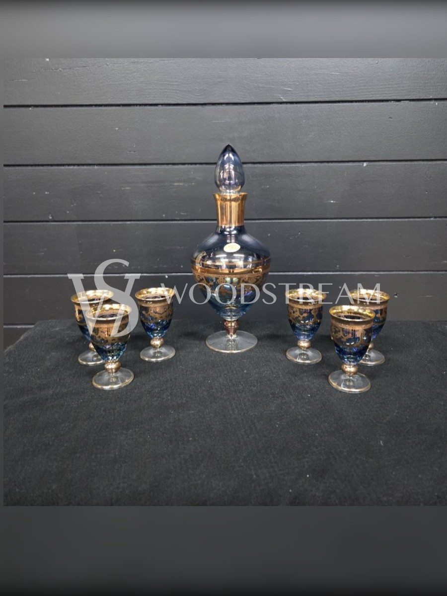 Набор: Графин/Декантер и бокал/рюмка 6 штук