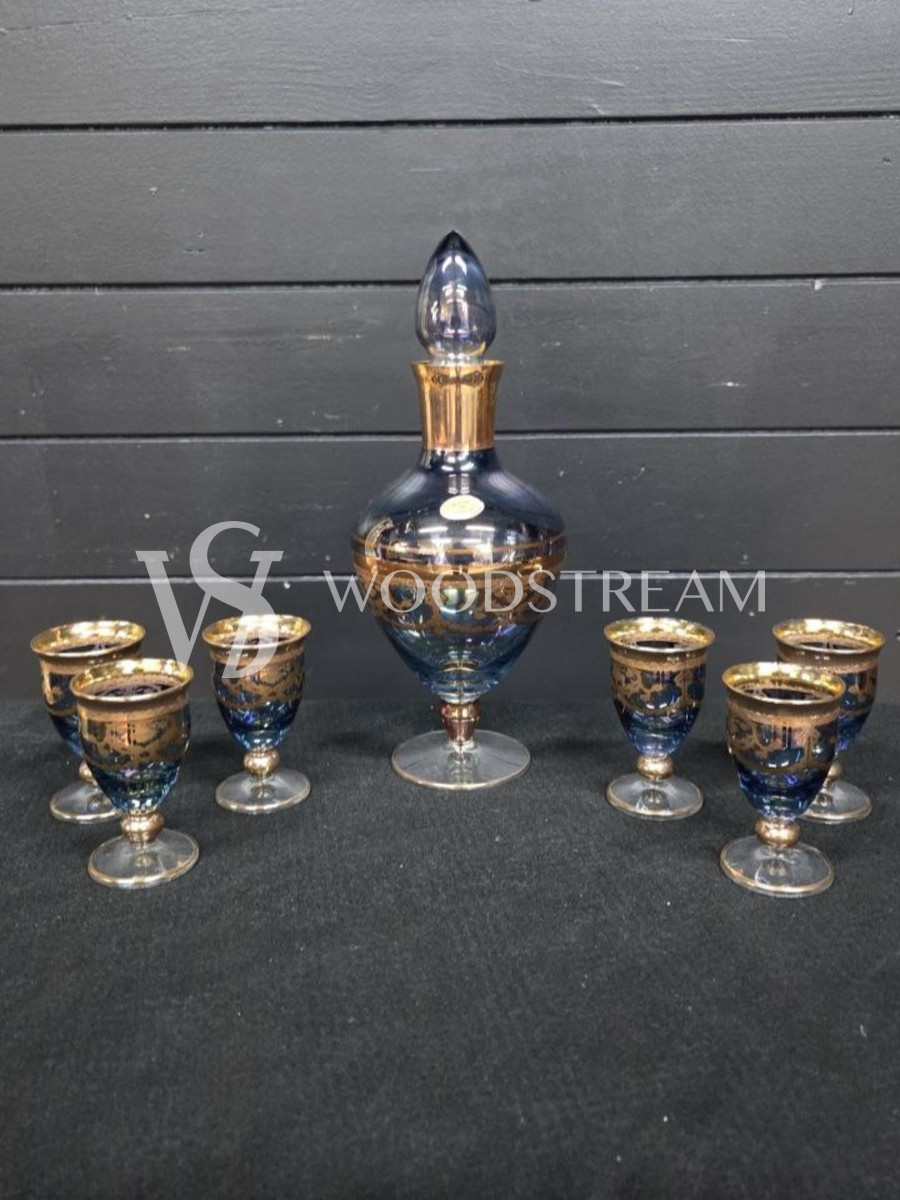 Набор: Графин/Декантер и бокал/рюмка 6 штук