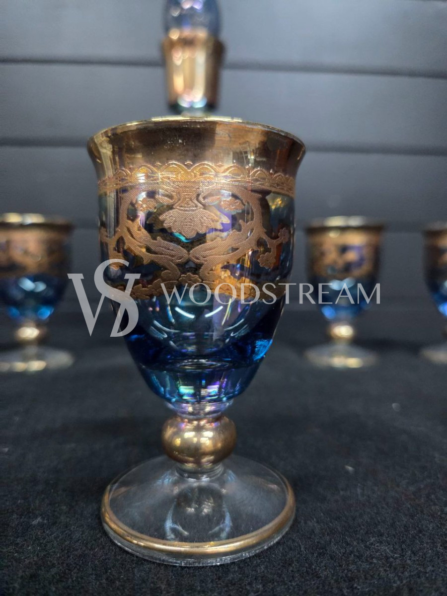 Набор: Графин/Декантер и бокал/рюмка 6 штук