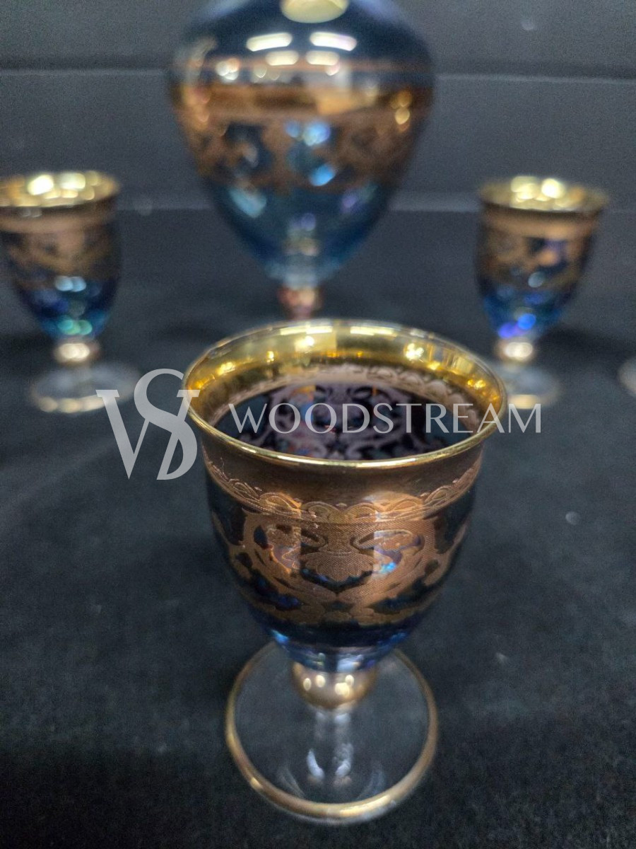 Набор: Графин/Декантер и бокал/рюмка 6 штук