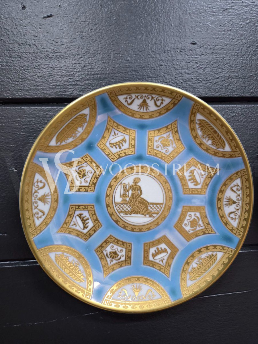 Тарелка декоративная винтажная Dipinto a mano 2 штуки