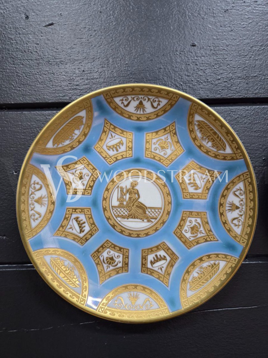 Тарелка декоративная винтажная Dipinto a mano 2 штуки