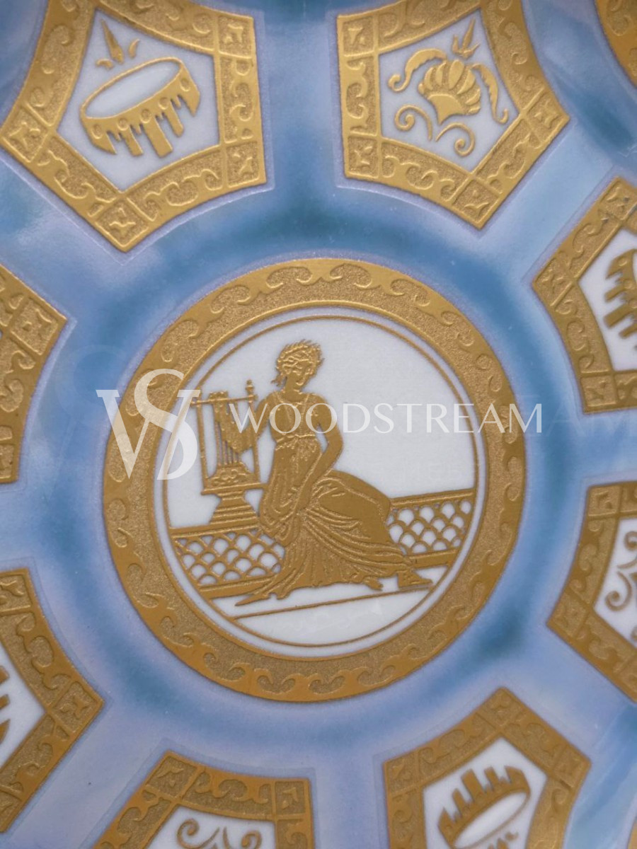 Тарелка декоративная винтажная Dipinto a mano 2 штуки