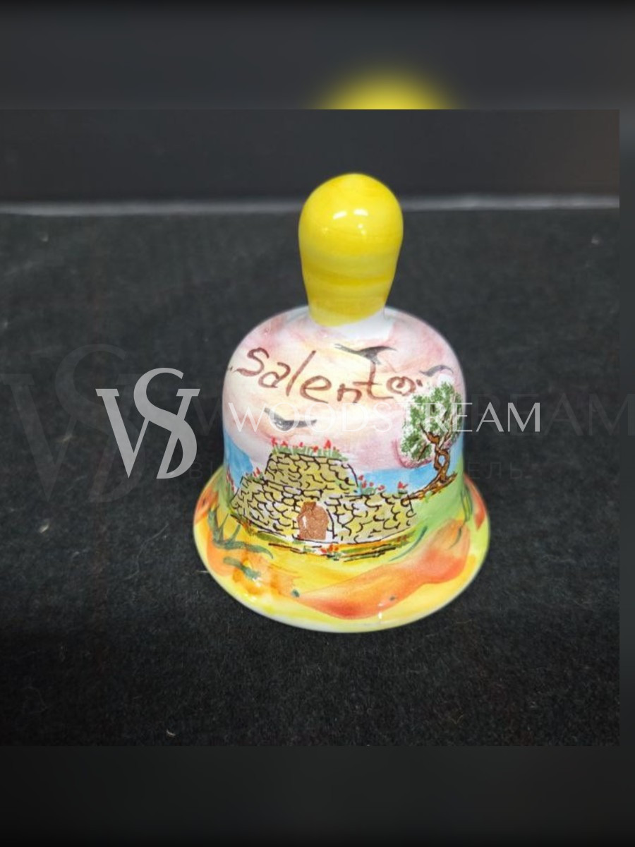 Колокольчик декоративный винтажный