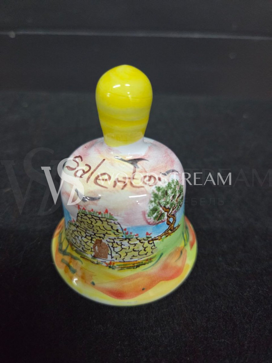 Колокольчик декоративный винтажный