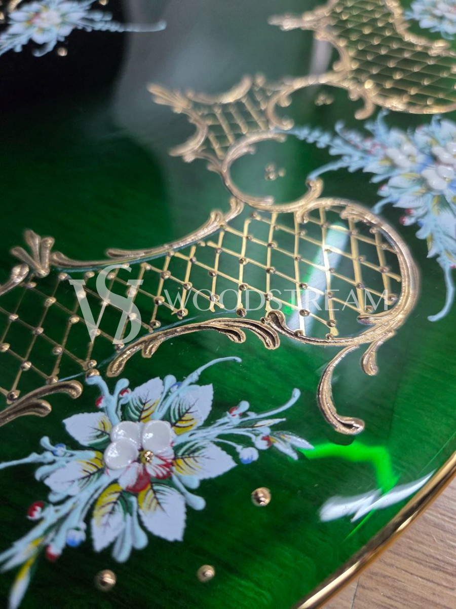 Комплект: Тарелка/Поднос/Подставка винтажная 3 штуки