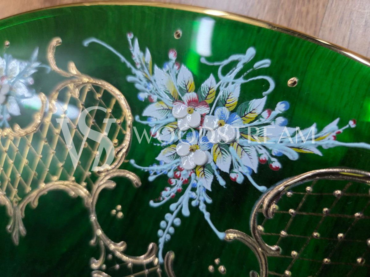 Комплект: Тарелка/Поднос/Подставка винтажная 3 штуки