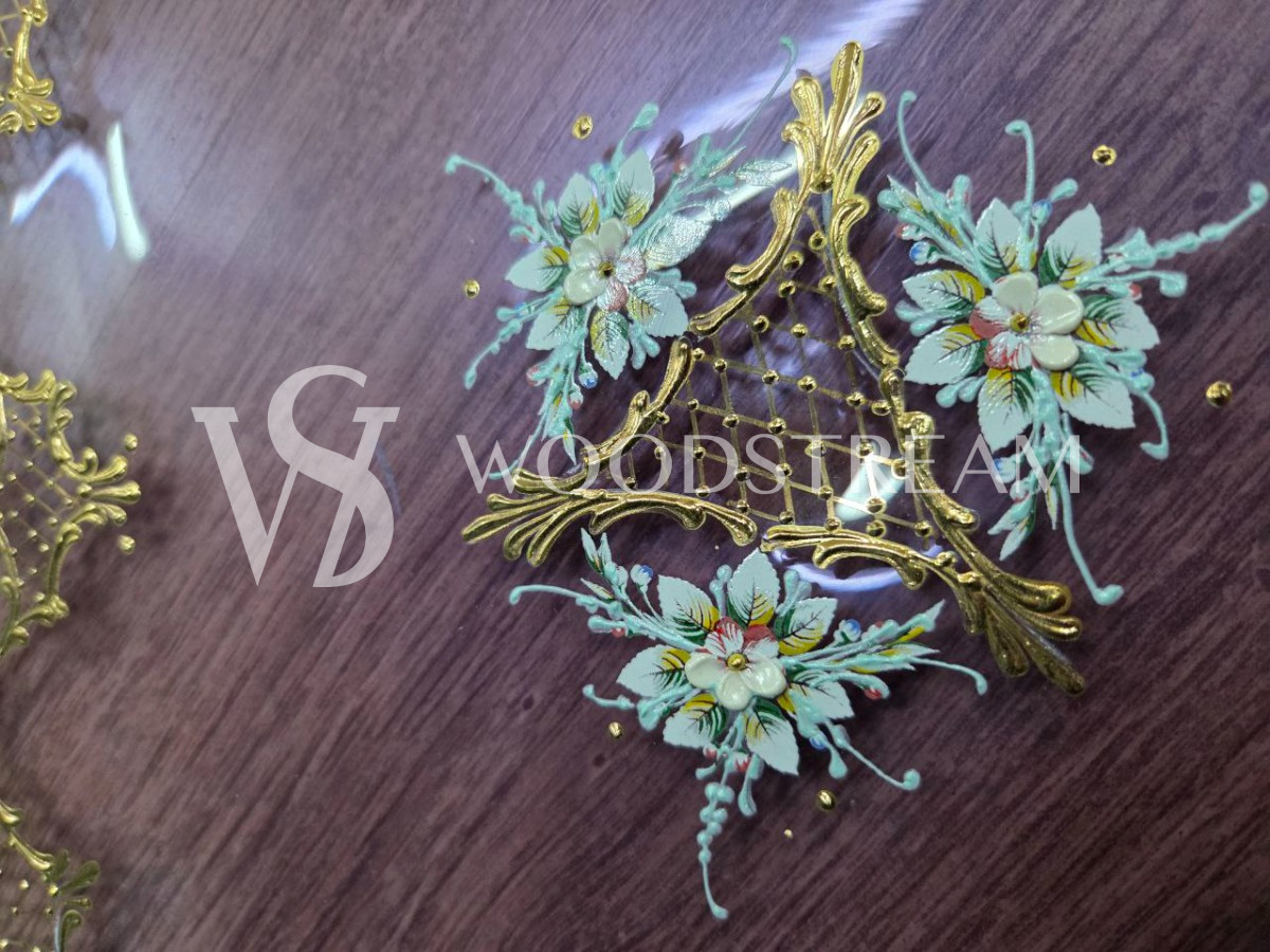 Комплект: Тарелка/Поднос/Подставка винтажная 3 штуки