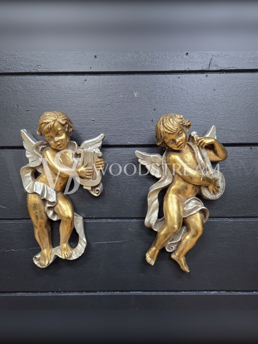 Декоративный элемент/Статуэтка/Фигура Ангел/Музыкант 2 штуки