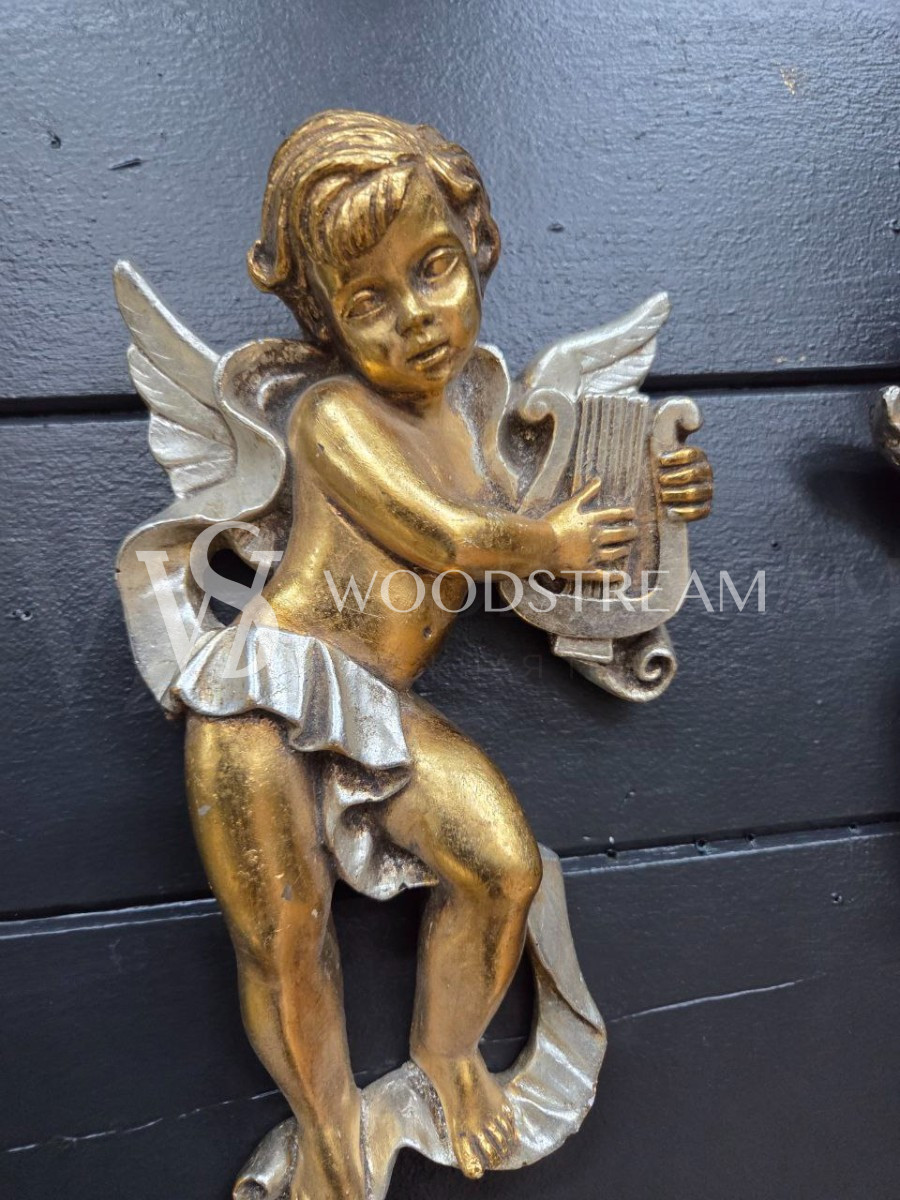 Декоративный элемент/Статуэтка/Фигура Ангел/Музыкант 2 штуки