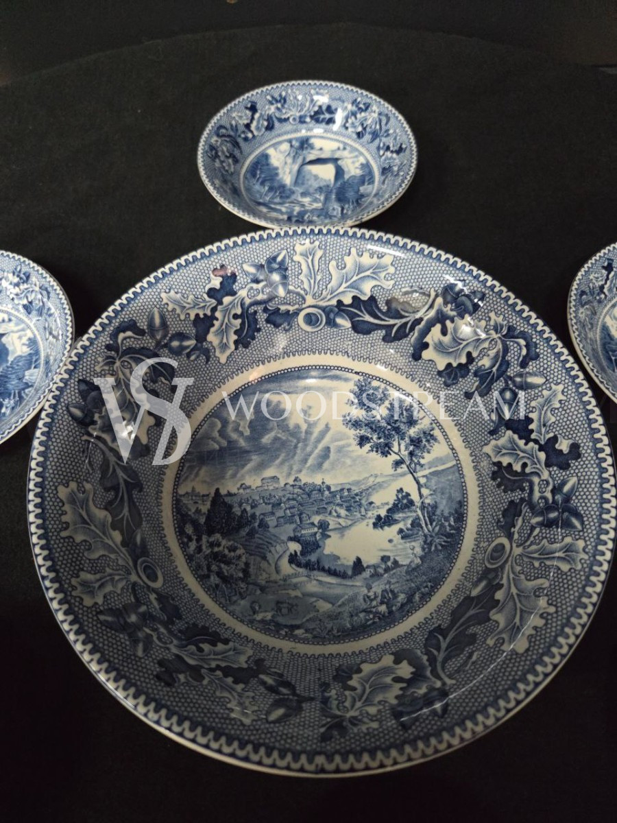 Комплект обеденный: Блюдо и Тарелка 6 штук