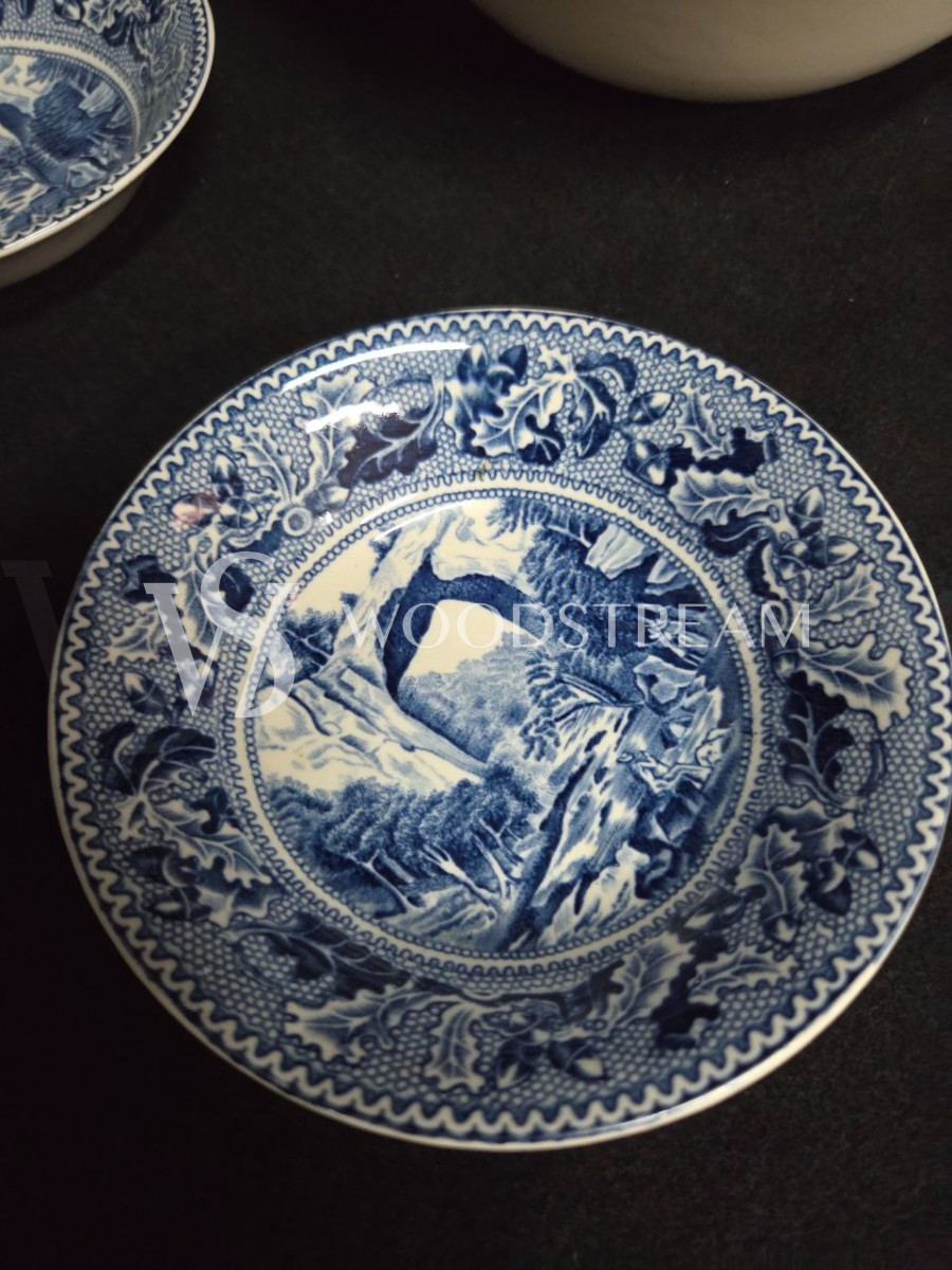 Комплект обеденный: Блюдо и Тарелка 6 штук