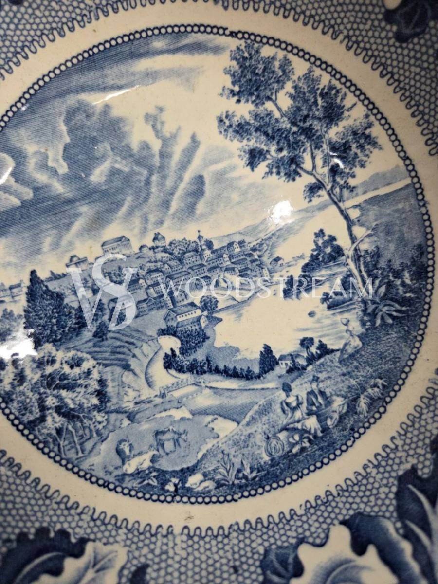 Комплект обеденный: Блюдо и Тарелка 6 штук