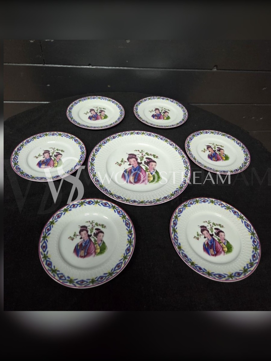 Комплект обеденный: Блюдо и Тарелка 6 штук Bavaria