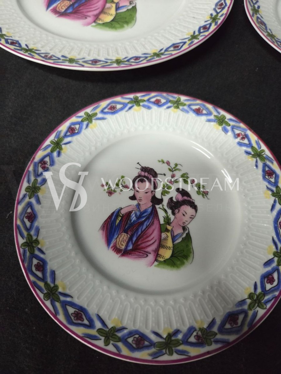 Комплект обеденный: Блюдо и Тарелка 6 штук Bavaria