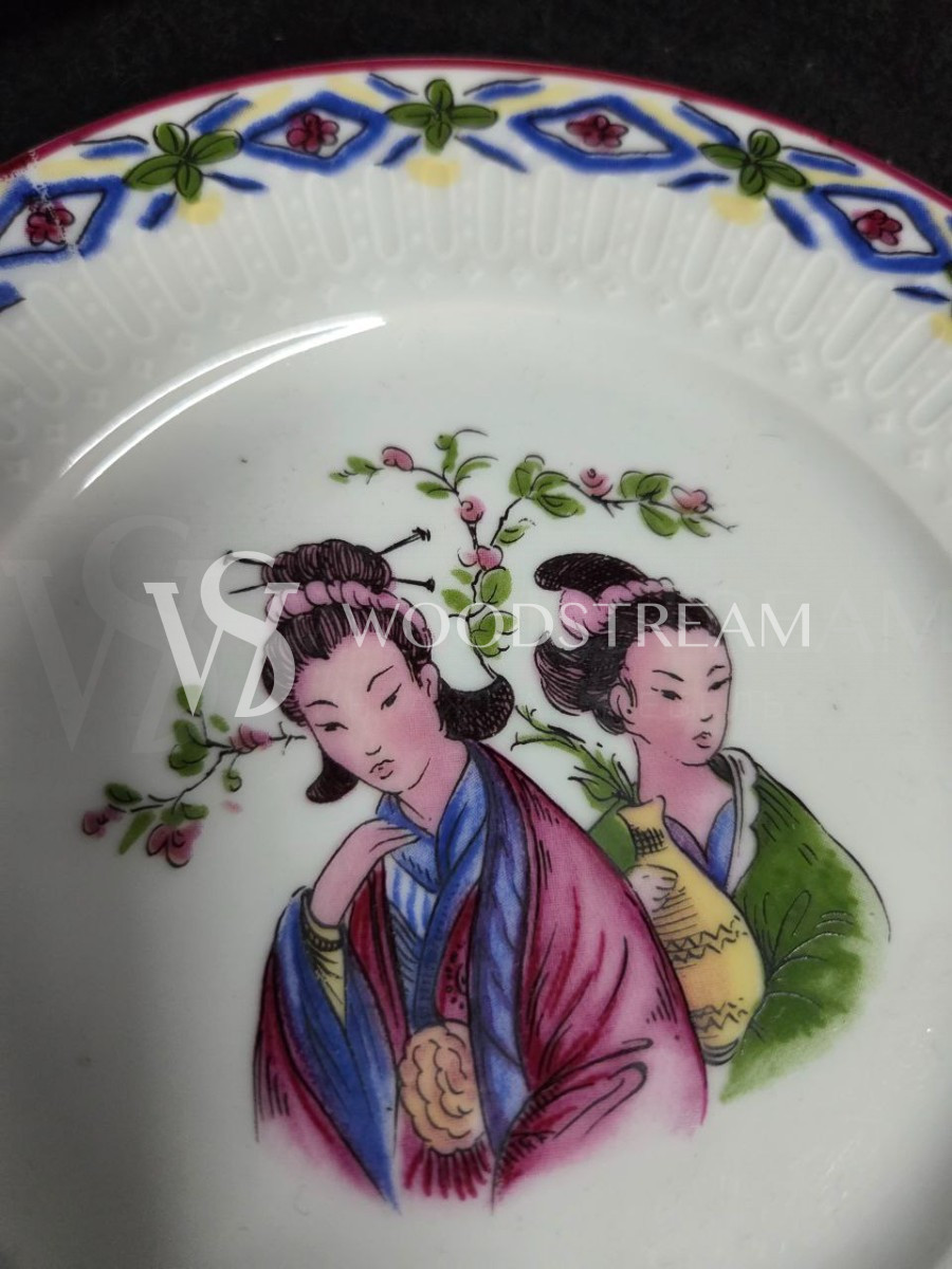 Комплект обеденный: Блюдо и Тарелка 6 штук Bavaria